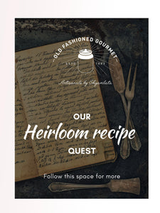 Heirloom recipe Journal